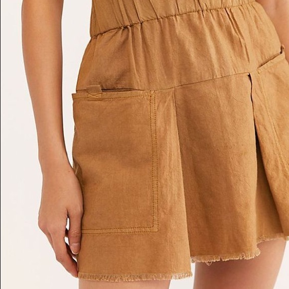 Free People Mariposa Women’s Mini Skirt - double front pockets, EUC Small - Picture 3 of 11